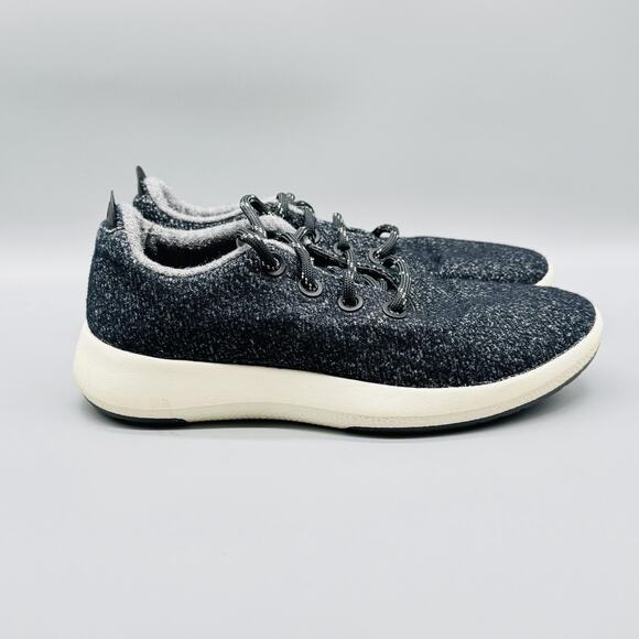 Allbirds Shoes Mens 8 Gray Merino Wool Runners Lace Up Comfort Athletic Sneakers